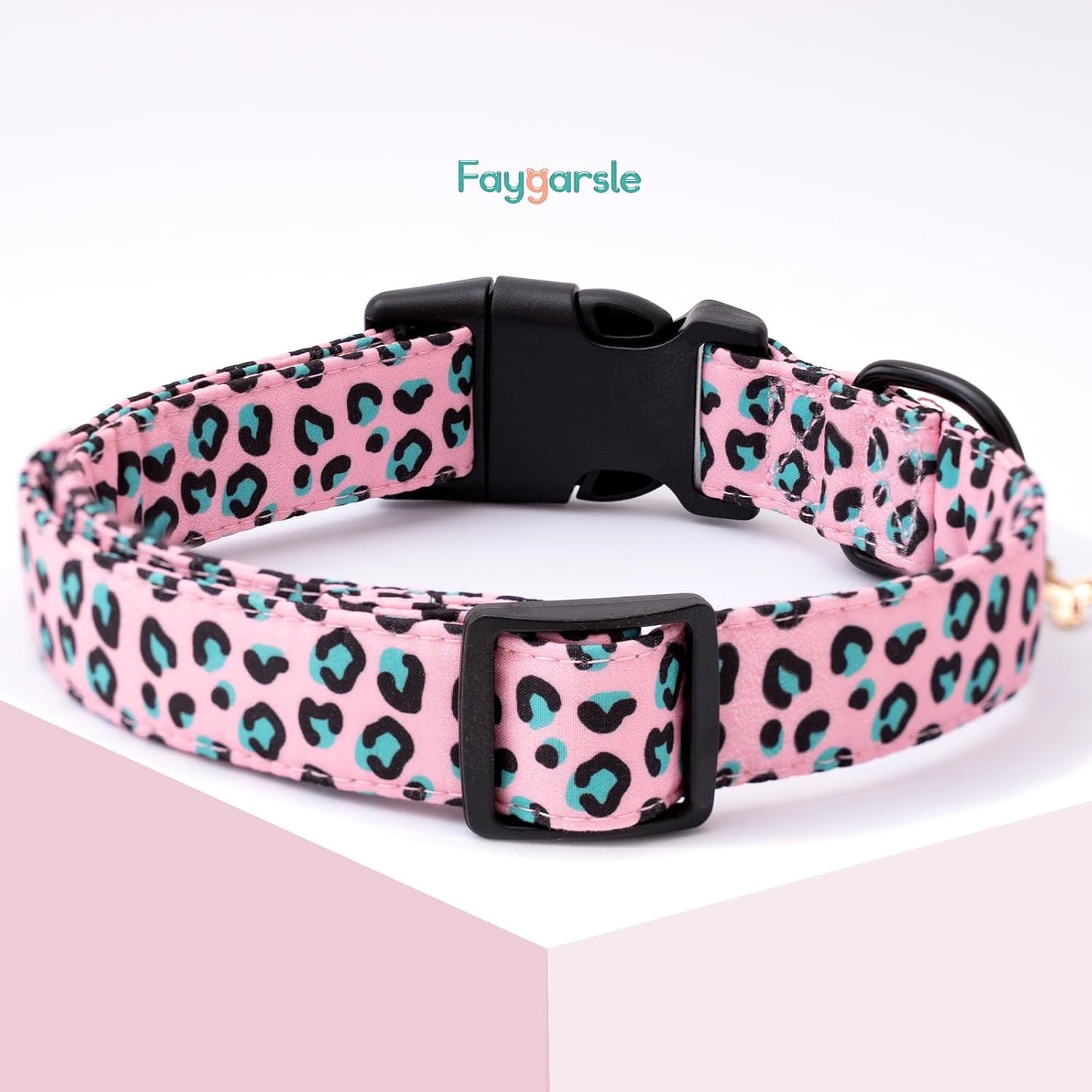 Faygarsle Dog Collar for Small Medium Large Dogs Colorful Puppy Collars for Female Dogs Toy Building Blocks Patterned Pet Collars for Summer Spring Wedding Puppy Girl Dog Collar M
