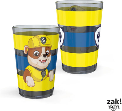 Zak Designs 14.5oz Disney Frozen 2 Nesting Tumbler Set Includes Durable Plastic Cups, Fun Drinkware is Perfect for Kids, 4pk (14.5oz, Anna & Elsa & Olaf)