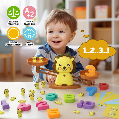 Snugzy Frog Balance Counting Toys, Number Counting Scale Games for Kids Cool Math Learning Games for Boys and Girls Preschool Kindergarten Learning STEM Montessori Educational Toys for 3+ (93 PCS)