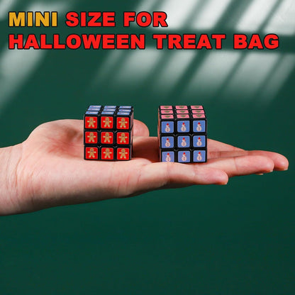 48 Pack Mini Cube Bulk, 1.18 Inch 3x3x3 Small Puzzle Cubes Set, Birthday Party Favors, Classroom Rewards Prizes, Stocking Stuffers, Easter Basket Fillers for Kids