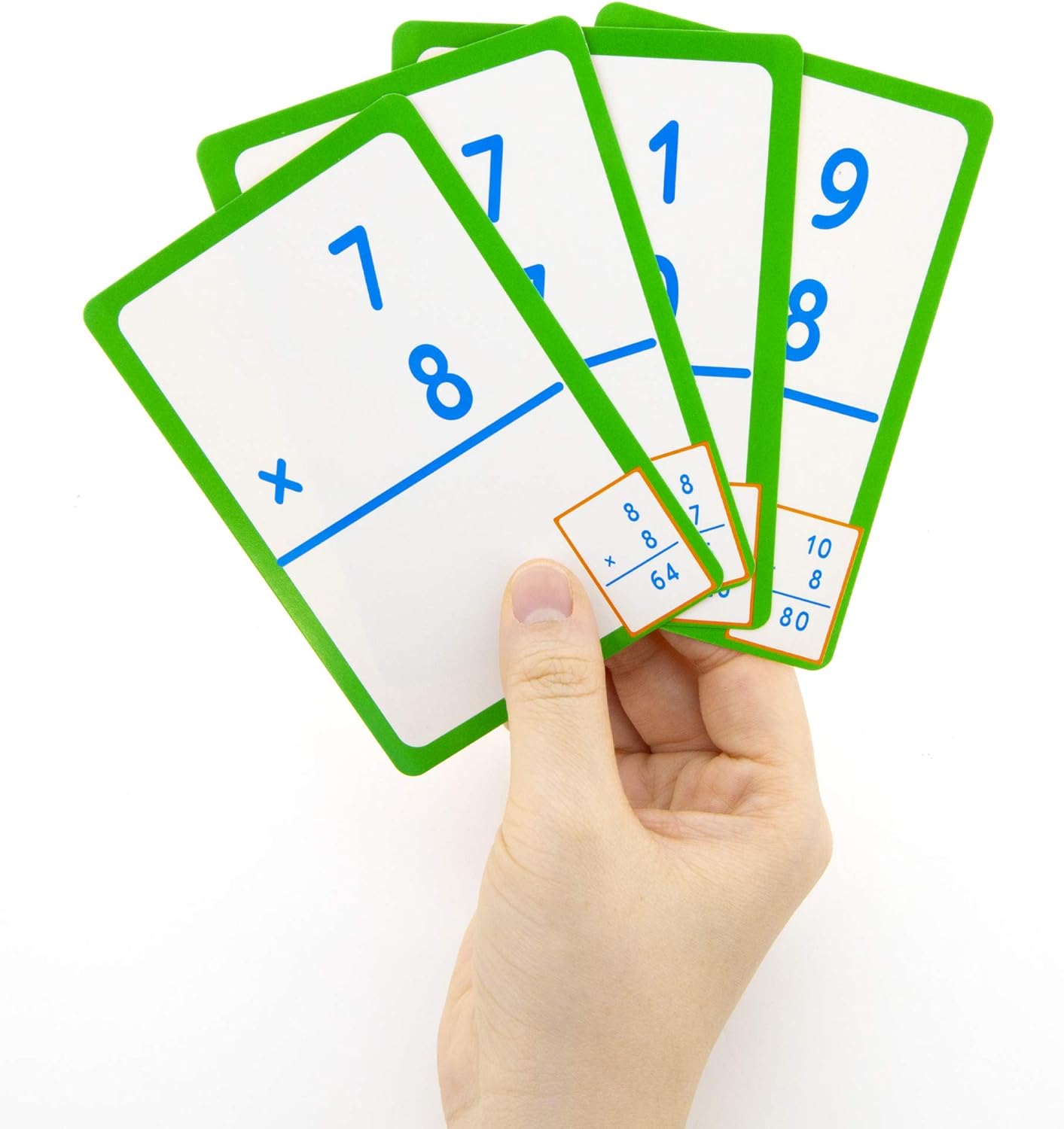 BAZIC Products Multiplication & Division Flash Cards, Educational Flash Cards for Kids, Math Flash Cards, Ideal for Math Learning Practice at Home or School, 36 Cards, 2-Pack
