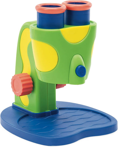 Educational Insights GeoSafari My First Microscope - Kids Microscope with Prepared Slides, STEM Toys, Microscopes for Kids, Toddler Learning Toys, Science Kits for Boys and Girls Ages 3+