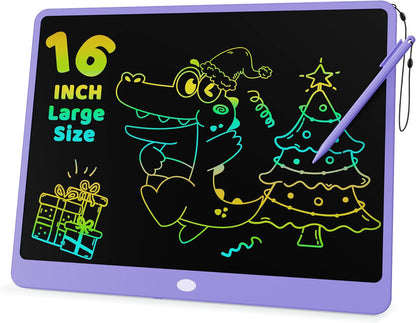 KOKODI LCD Writing Tablet 8.5-Inch Colorful Doodle Board, Electronic Drawing Tablet Drawing Pad for Kids, Educational and Learning Kids Toys Gifts for 3 4 5 6 7 8 Year Old Boys and Girls(Blue)
