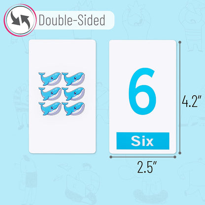 Mr. Pen Alphabet Flash Cards for Toddlers - Double-Sided, 58 Picture Cards, ABC & Number Flash Cards