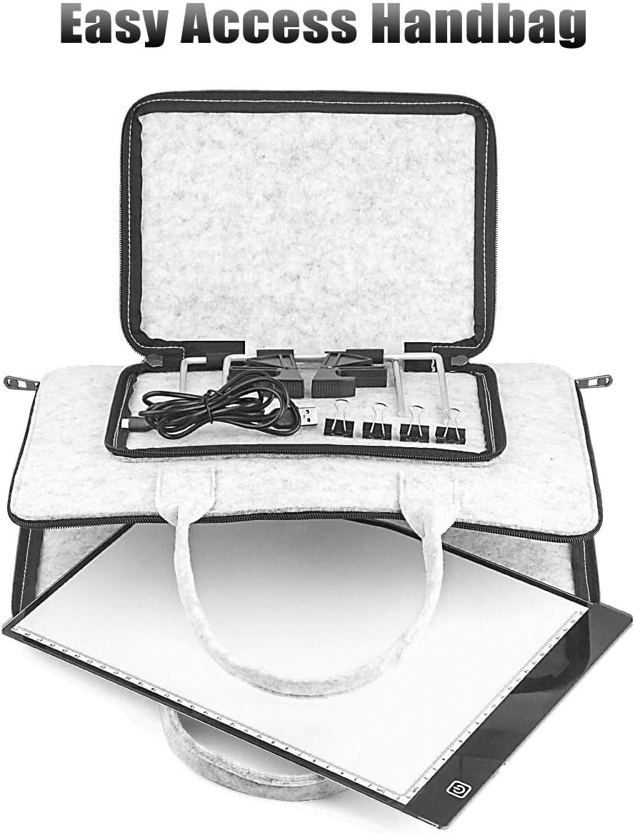 SevenFish B4 Diamond Painting Tools LED Light Box, Ultra-Thin Adjustable Brightness Diamond Art Light Board Light Pad for Tracing, Drawing, Sketching, Animation, Stenciling, 5D Diamond Painting