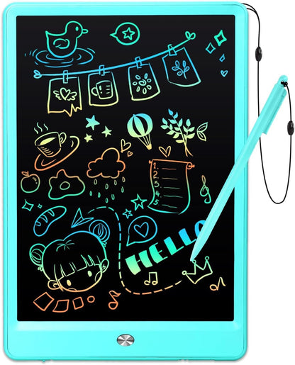 EooCoo Toddler Boy Toys, Kids Gifts, 10 Inch LCD Writing Tablet, Drawing Pad, No Mess Coloring Books for Kids, Travel Games, Gifts for Boys 4-6, Educational Toys for 3 4 5 6 7 Years Old Boys and Girls