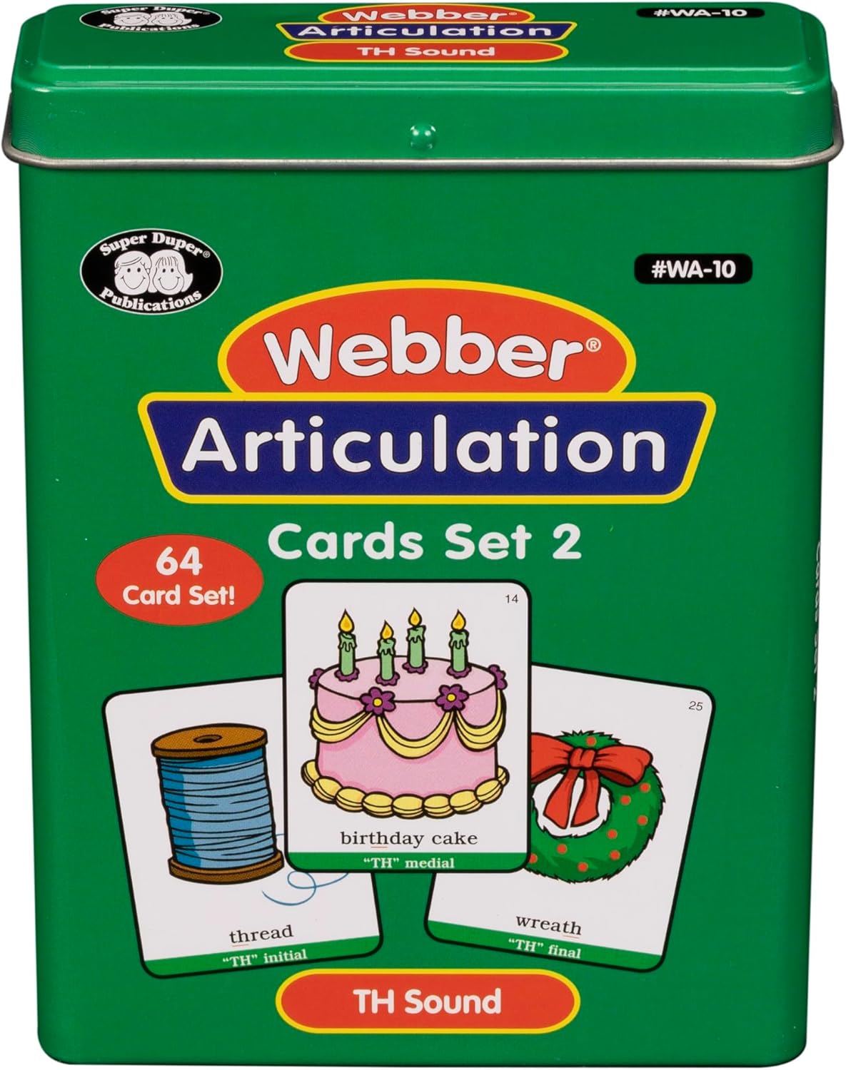 Super Duper Publications | Articulation TH Sound Fun Deck | Vocabulary and Language Development Flash Cards | Educational Learning Materials for Children