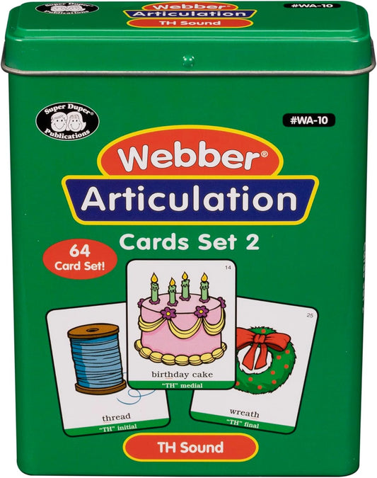 Super Duper Publications | Articulation TH Sound Fun Deck | Vocabulary and Language Development Flash Cards | Educational Learning Materials for Children