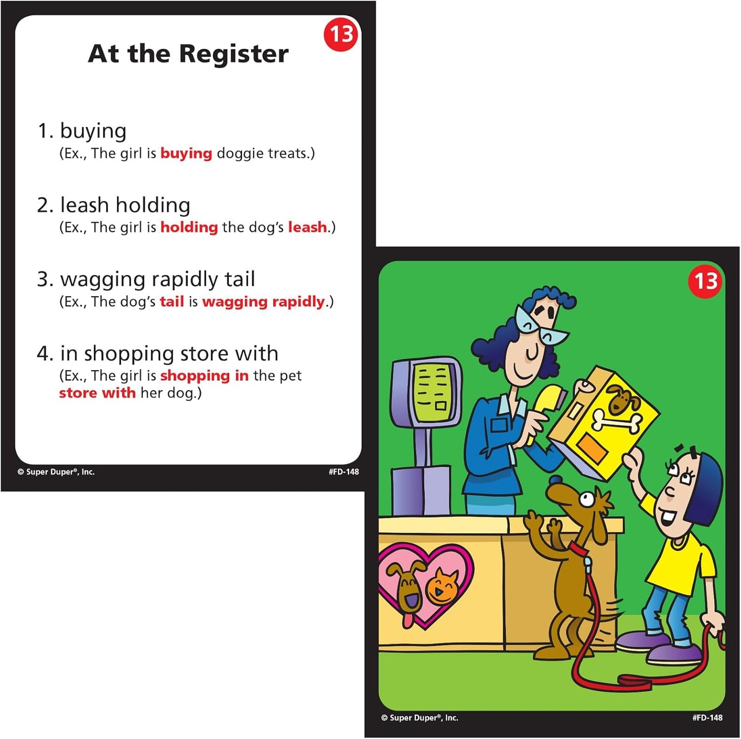 Super Duper Publications | Sentence Building Fun Deck | Speech Therapy Flash Cards for Grammar | Educational Learning Materials for Children