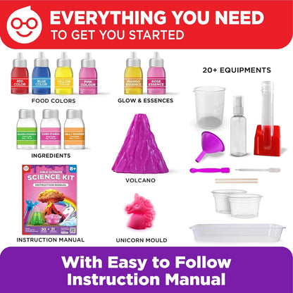 Doctor Jupiter Preschool Science Kit for Kids Ages 3-5 | Toddler Learning Activities, Birthday Gift Ideas for 3-4-5 Year Old Girls | Learning & Educational Toy STEM Kit with 100+ Experiments