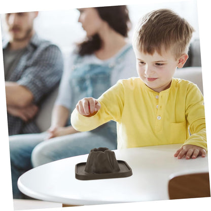 Kisangel 25 Pcs Volcanic Eruption Model Science Experiment Kit for Kids Educational DIY Volcano Set with Anti-Spill Design for Classroom and Home Learning