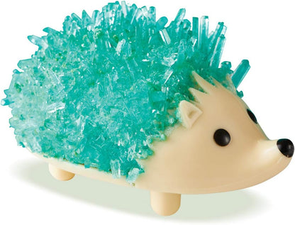 MindWare Crystal Growing Kits: Hedgehogs Warm Colors Set of 2 – Cute DIY Crystal Growing Kits for Kids & Teens – Mini Science Experiment – Crystals Grow in 24 Hours