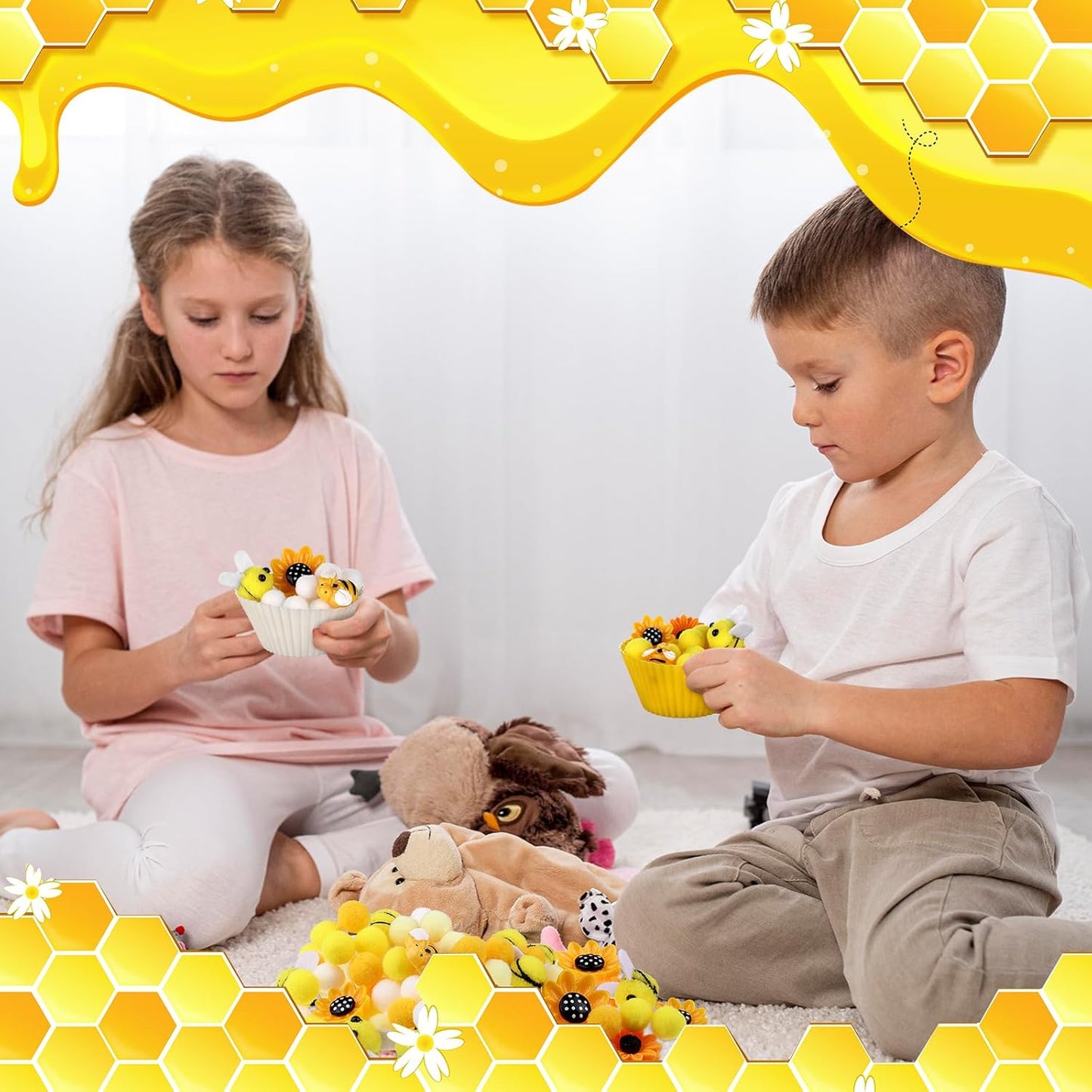 286Pcs Letters and Numbers Sensory Bin Filler Fine Motor Toys Counting Sorting 200 Felt Pompoms 76 Magnetic Letters Numbers 4 Tweezers 5 Silicone Plates 1 Storage Box for Counting Sorting DIY Crafts