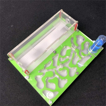 ANT 150mmx110mm Test Tube Moisture Big Space Nest Farm Acrylic, Insect Villa House Ecological Workshop (Pink)