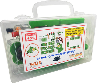 EUDAX Physics Science Lab Learning Circuit kit,Electricity Experiment Set,Building Circuits for Teacher Junior Senior High School Students (Upgrade kit)
