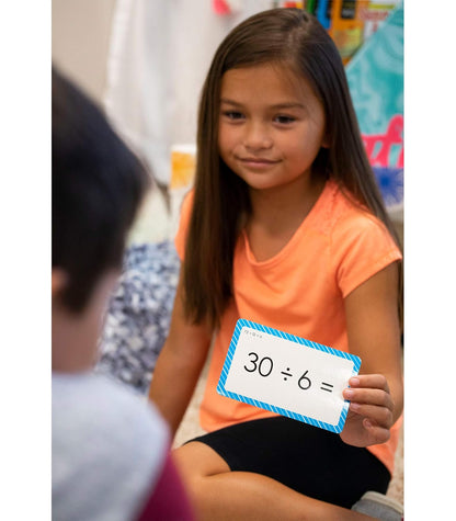 Carson Dellosa 54 Division Flash Cards, Flashcards Covering All Facts for Dividing Through 12, Math Games for Kids 8-12, 3rd Grade Mathematics and Up