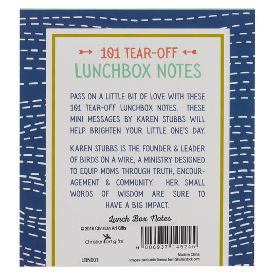 101 Tear-Off Lunchbox Notes, Inspirational Quotes and Encouragement for Kids, Space to Write Personal Message