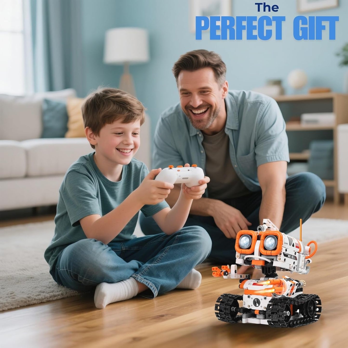 STEM Robotics Kit for Kids Ages 6+, 5-in-1 Remote/APP Control Coding Robot, Educational Engineering Building Toys with Programming, Science Projects Great Gift for Boys & Teens