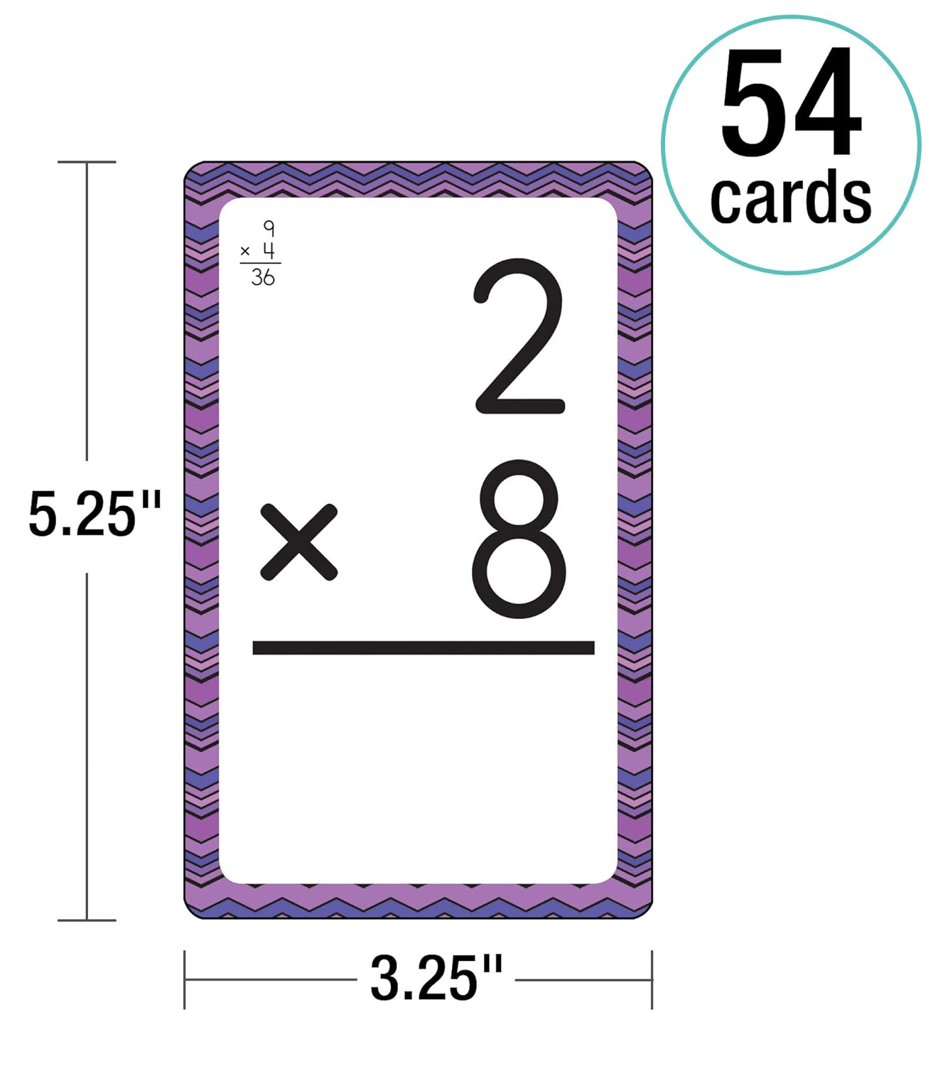 Carson Dellosa 54 Multiplication Flash Cards, Flashcards Covering All Times Table Facts Through 12, Math Games for Kids 8-12, 3rd Grade Mathematics and Up