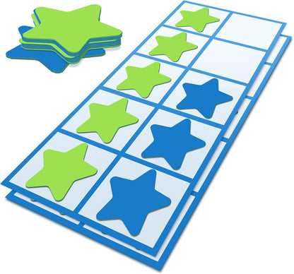Woanger 22 Pcs Giant Ten Frame Floor Mat Activity Set Ten Frame Trays and Foam Counters Ten Frame Math Manipulatives Classroom Resources for Math Addition Subtraction Learning