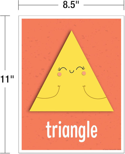 Carson Dellosa 14-Piece Mathematics Strategy Posters, 8.5" x 11" Wall Art Ten Frame, Counting, Number Line, Math Manipulatives, Facts, and More Strategies, Classroom Decor and Teacher Supplies