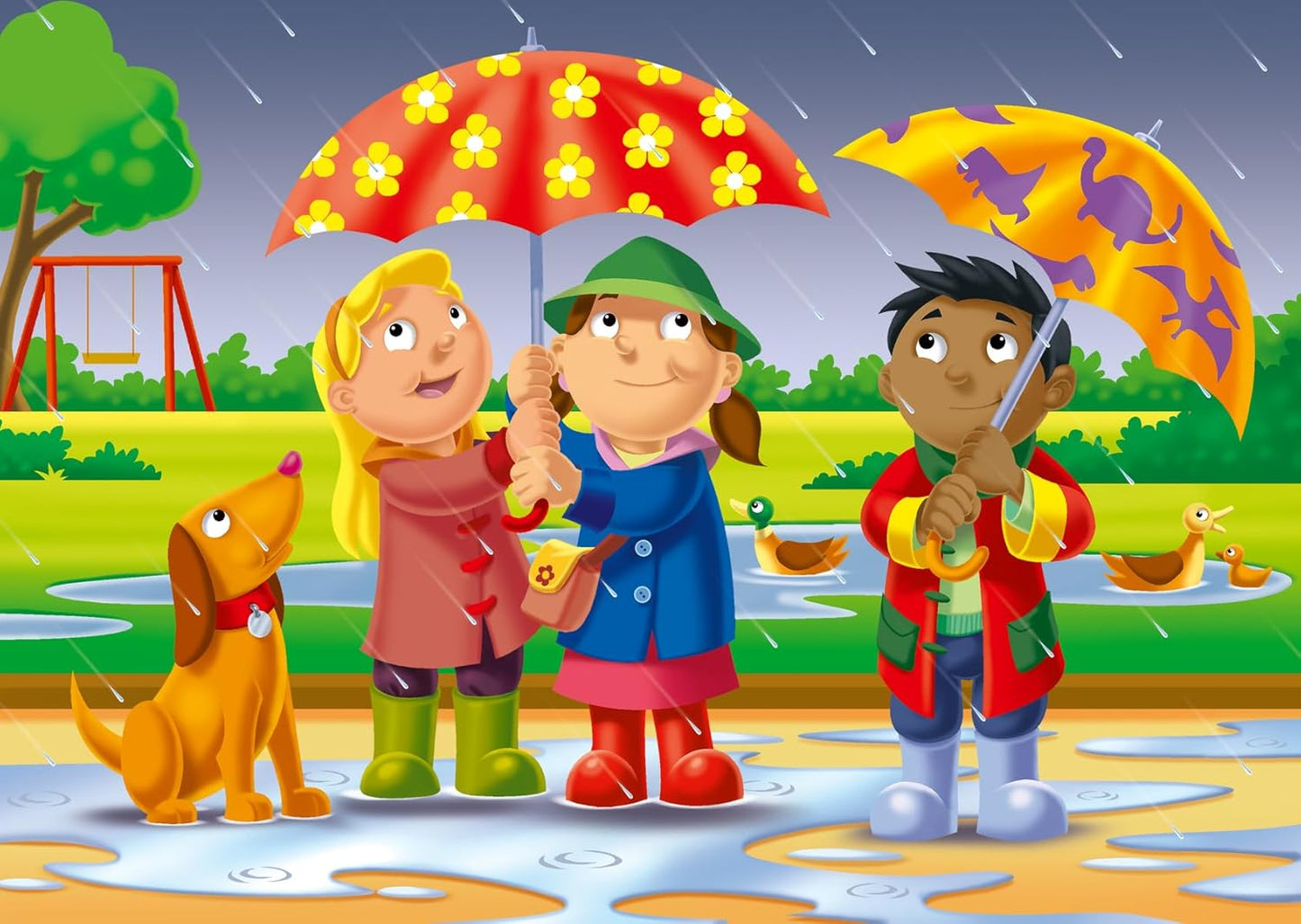 Ravensburger My First Puzzles: What's The Weather? (6: 8: 10 & 12 Piece) Jigsaw Puzzle for Kids - Every Piece is Unique, Pieces Fit Together Perfectly - MESH Accredited