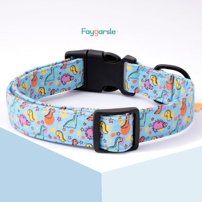 Faygarsle Dog Collar for Small Medium Large Dogs Colorful Puppy Collars for Female Dogs Toy Building Blocks Patterned Pet Collars for Summer Spring Wedding Puppy Girl Dog Collar M