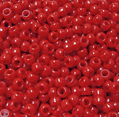 JOLLY STORE Crafts - Pony Beads, Easy-to-Use Reusable Jewelry-Making/Bracelet Beads for Art, Craft Decorations & More, 9 x 6 mm, Crafted in The USA, Opaque Tan, 500 pcs (Pack of 1)