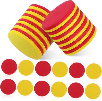BESPORTBLE 2sets Discs Math Learning Counters Math Addition Math Counters Counting Blocks for Counting Blocks for Math Tokens Color Counting Chips 100pcs*2