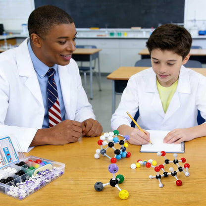 Chemistry Molecular Model Kit (208 Pcs) for Student and Teacher,Organic and Inorganic Chemistry Learning Set,Motivate Enthusiasm for Learning Chemistry and Raising Space Imagination