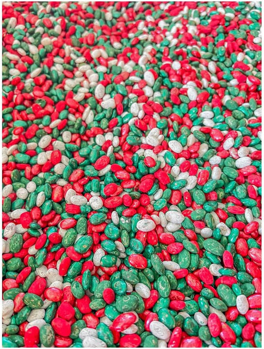 Fall Themed Sensory Beans - Colorful Sensory Bin Filler - 4 Cups