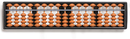 Yellow Mountain Imports Digit Standard Abacus 10.5 Inches - Professional 17 Column Soroban Calculator (Functional and Educational Learning Tool)