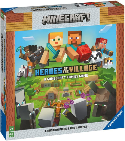 Ravensburger Minecraft Heroes of The Village | Cooperative Board Game | Exciting & Unpredictable | Perfect for Families and Minecraft Enthusiasts | Suitable for Kids & Adults