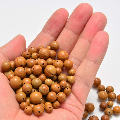 NCB 100pcs Original Natural Stone Beads Gemstone Round Loose Beads 6mm 8mm 10mm (Blue Aventurine, 6mm 100Beads) - Colors B