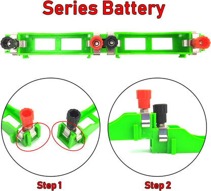 EUDAX DIY Physics Experiment Model Kit Electromagnetic Materials Electromagnet and Basic Electricity Discovery Circuit for School Lab Creative Educational Science Projects Teaching Equipment