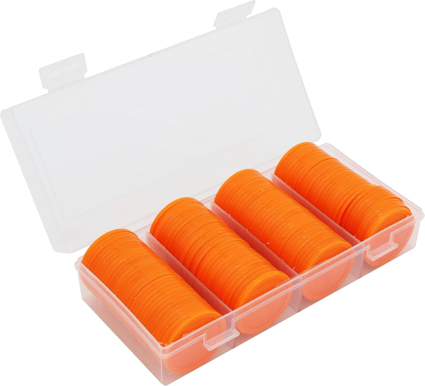 35MM/1.37-inch Box of 120 Counting Coins for Poker Chips and Game Coins (Light Blue, 35MM/1.37-inch)