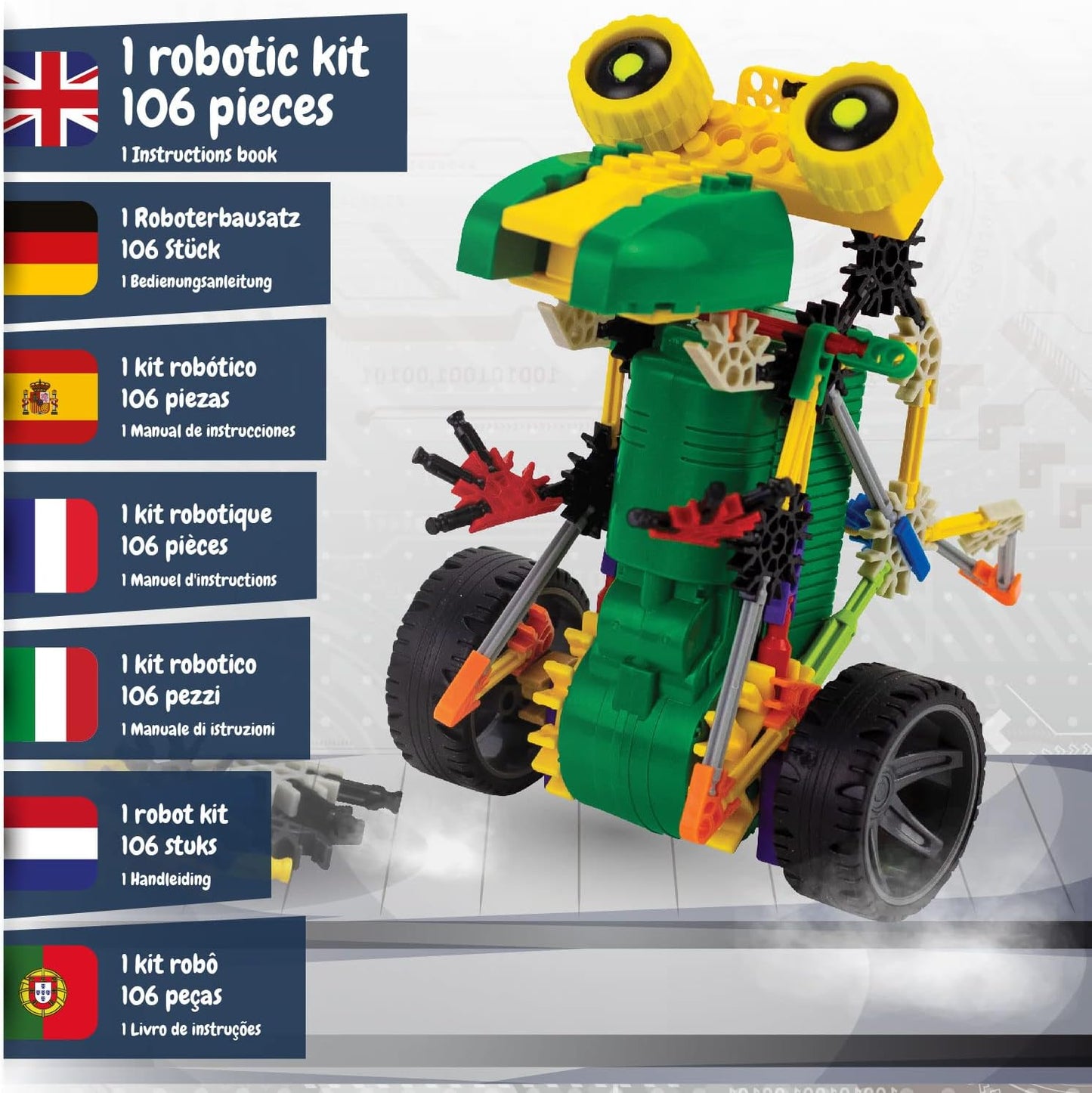 Science4you Robotics Betabot - Stem Robotics Kit for Kids 8-12+, 126 Pieces Included, Robot Building Kit for Kids, Robot Toys, Game, Gift for Boys and Girls Ages 8 9 10 11 12+