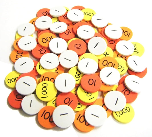 Teacher Created Resources Sensational Math™ Small-Group Set of Place Value Discs