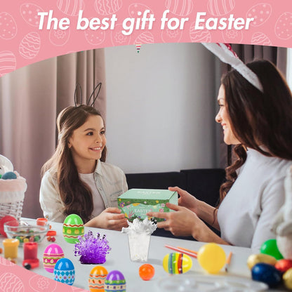 6Pcs Easter Eggs Science Experiments for Kids Party Favors Supplies for Easter Egg Hunt Basket Stuffers Fillers Classroom Prize Supplies