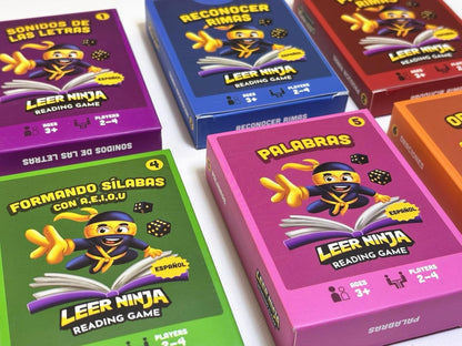 Spanish Reading Game for Kids - Master Letter Sounds, Rhymes, Reading Syllables, Words & Sentences
