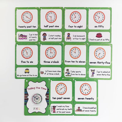 Lilias Irregular Past Tense Verbs English Grammar Double-Side Learning Flash Cards - 24 Card Set for Homeschool, Preschool, Primary School, ESL, Autism, Vocabulary Building
