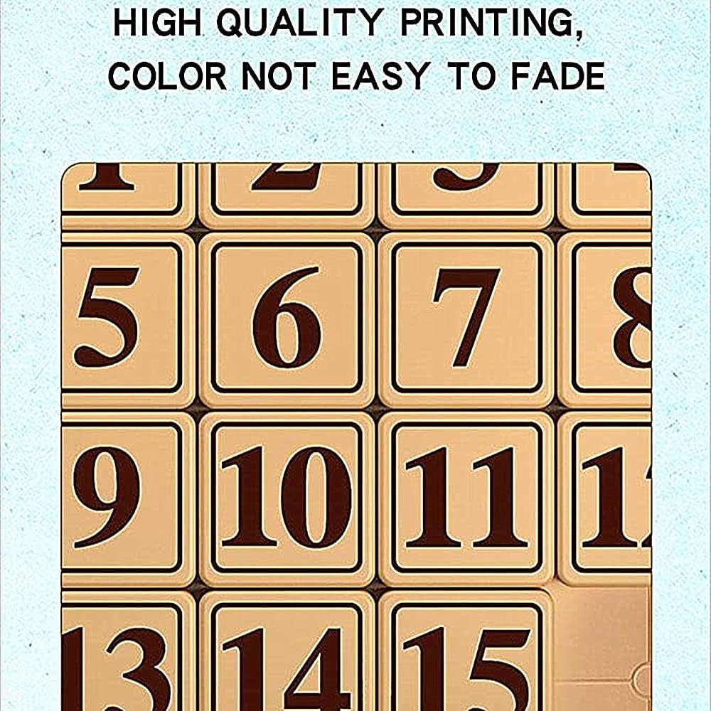 LiangCuber QY Toys 48 Klotski Puzzle Magnetic Sliding Number Puzzle ABS 7x7 Klotski Brain Teasers Toy Tangram Jigsaw Intelligence