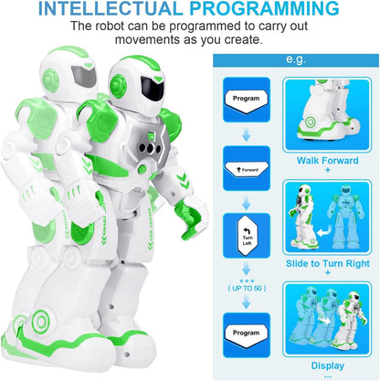 KingsDragon Robots Toy for Kids, RC Gesture Sensing Toy, Interactive Walking Singing Dancing Robot Birthday Presents for Boys Girls Age 6 7 8 9 Years Old