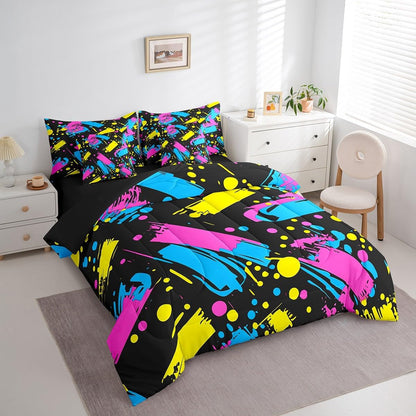 Erosebridal Chemical Equation Bed in a Bag Queen Comforter Set 7 Piece,Chemistry Bedding Sets Science Students Learning Gift Sheet Set with Comforter,Molecular Formula Education Bed Set - Colors B