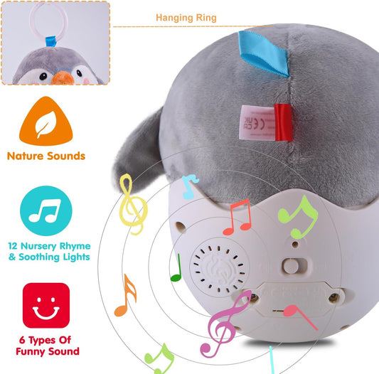 LTKFFFdp Baby Toys for Toddlers 1-3, Animal Plush Musical Toy, Nesting Cups Shape Sorter for Infant 6 to 12-18 Months, Learning Toy with Rattle, Birthday Gifts for Kids 9-12 Month Girl Boy