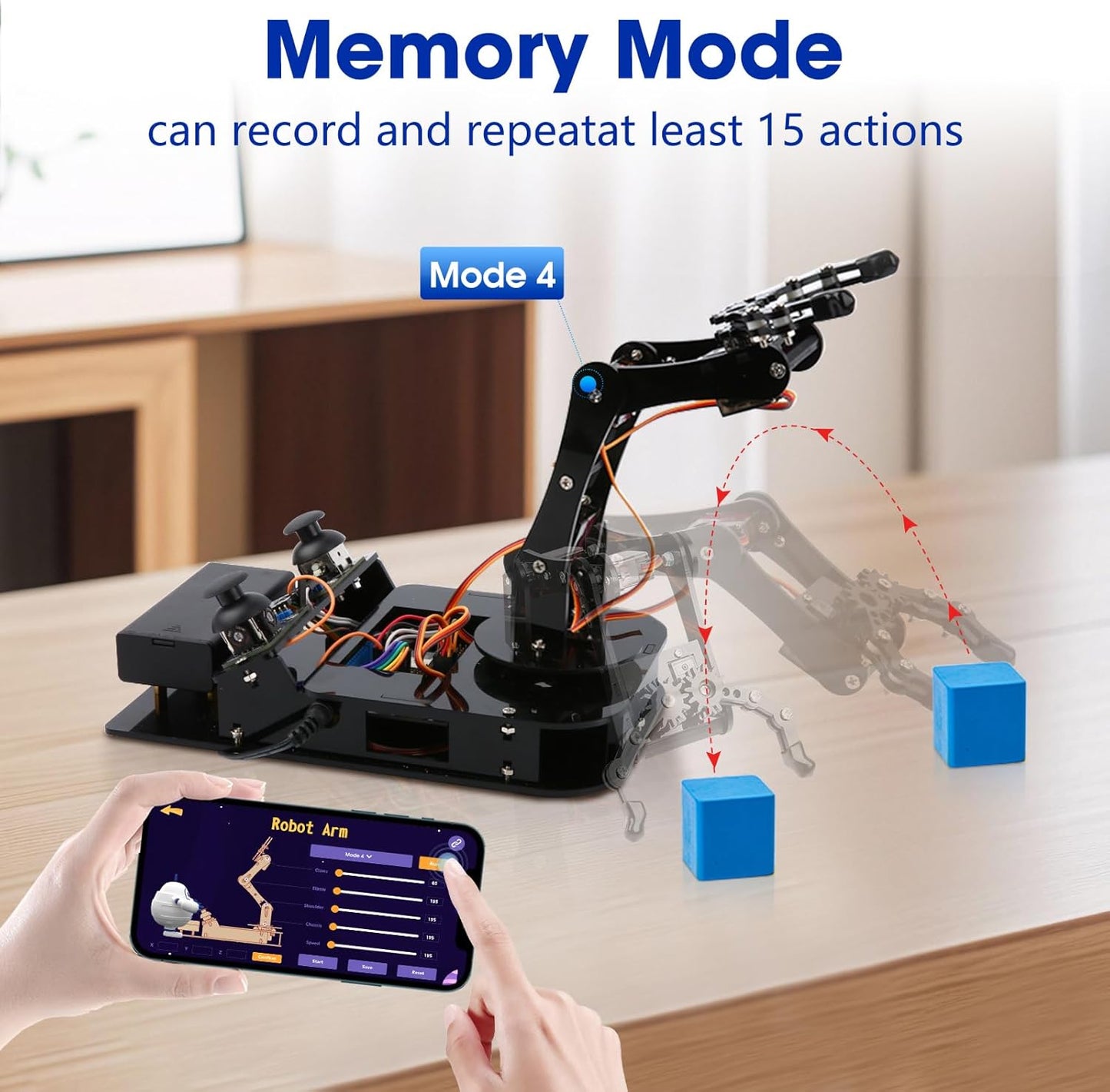 Biped Robot Kit STEM Toys Science Kit for Kids, Bionic Bipedal Robotics Programmable Coding Crafts Set for Arduino ESP32, Birthday Gift for Age 8-12 Boys Girls Teens
