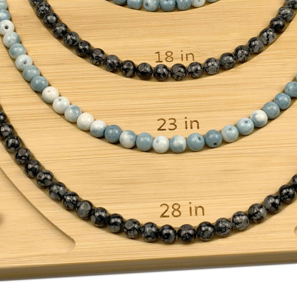 Petoysoso Bead Boards for Jewelry Making, Bamboo Beading Board for Jewelry Bracelet Making, Bracelet Bead Board, Bracelet Bead Board for Bracelet, Jewelry Making Supplies,Bead Tray 5" to 8"