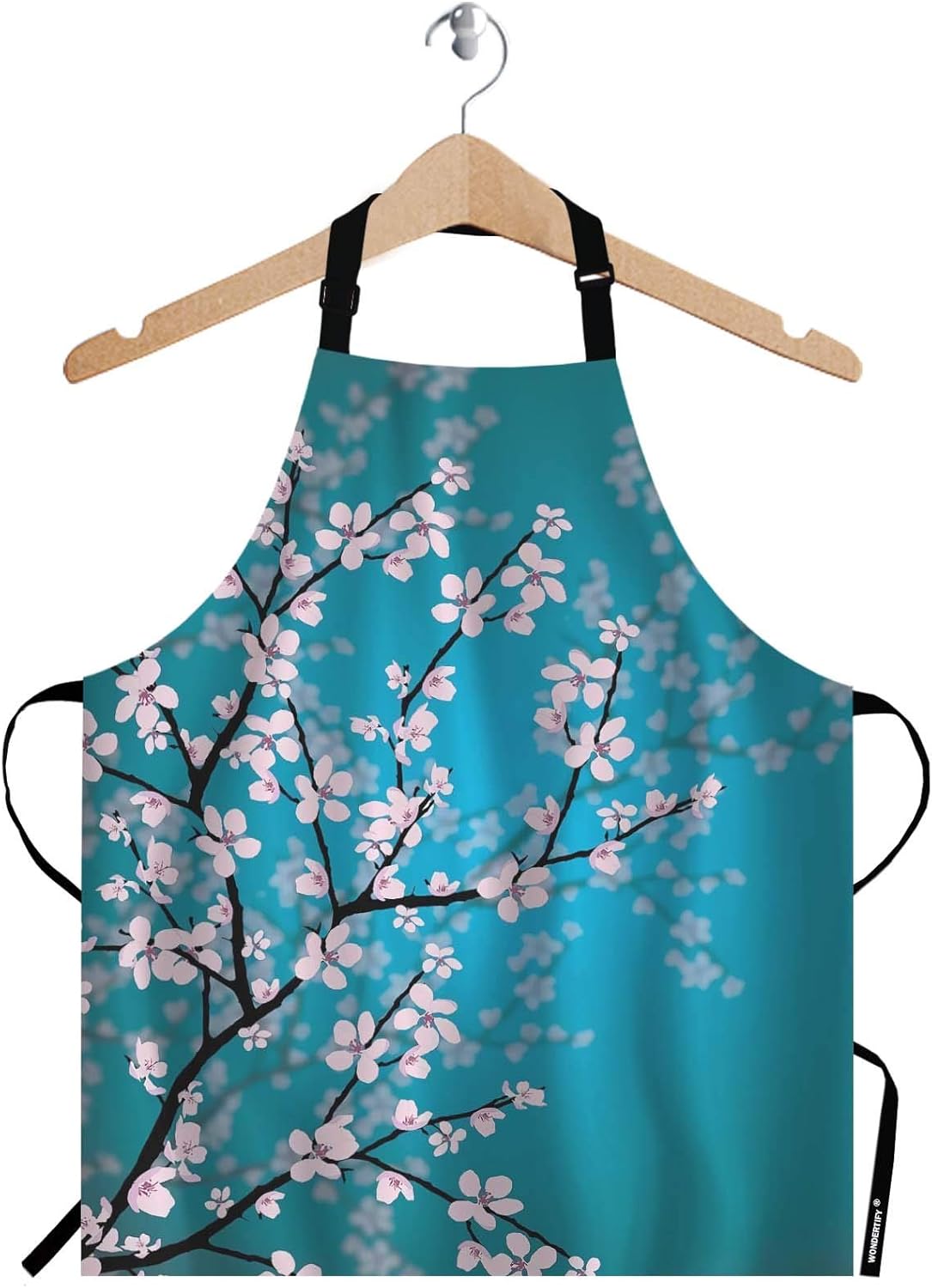 WONDERTIFY Science Education Sketch Apron,Laboratory Chemistry Book Equation Loupe Beaker Flask Glass Bib Apron with Adjustable Neck for Men Women,Suitable for Kitchen Cooking Chef Grill Bistro Apron