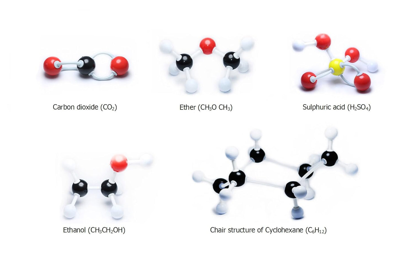 LINKTOR Chemistry Molecular Model Kit (444 Pieces), Student or Teacher Set for Organic and Inorganic Chemistry Learning, Motivate Enthusiasm for Learning and Raising Space Imagination, A Fullerene Set