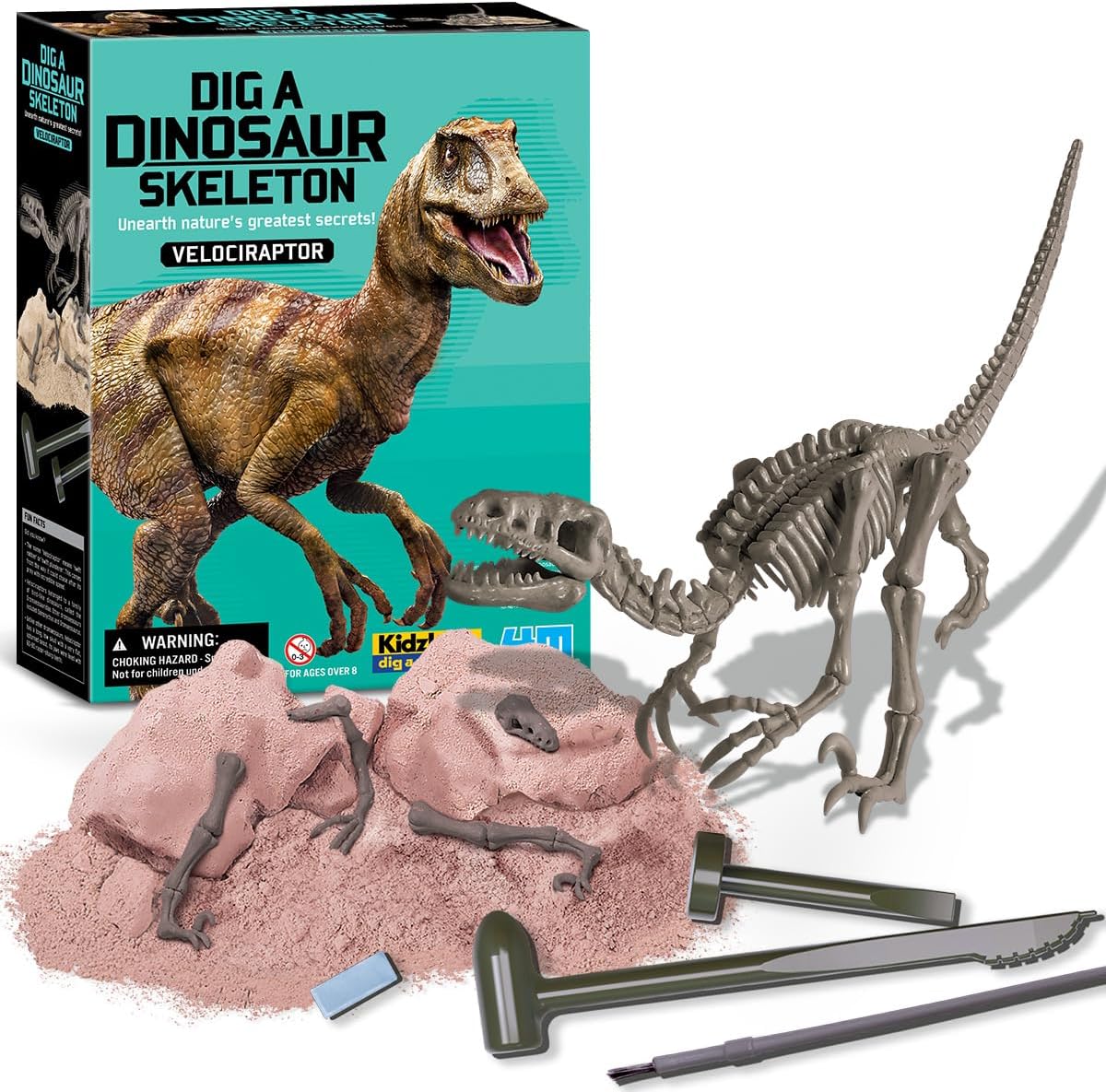 KidzLabs Dig a Pteranodon Skeleton Kit, Fossil Excavation Set, Ages 8+, 1 Piece